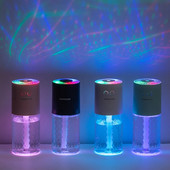 200 ml izzó levegő párásító USB töltő párásító hordozható vezeték nélküli autós tisztító permetező illóolajok diffúzor otthoni LED-hez
