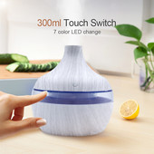4# 300 ml Air Aroma Illóolaj Diffúzor Led Aroma Aromaterápiás Párásító Diffusore Oli Essenzi LED Aroma Aromaterápia