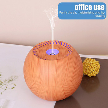 Υγραντήρας αέρα 130ML Creative Wood Grain Aromatherapy Essential Oil Diffuser Cool Mist Spray Fog Maker Humidifier