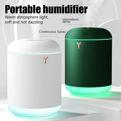 2022 Νέος Mini Air Humidifier Aroma Essential Oil Diffuser Φορητός υγραντήρας για οικιακό αυτοκίνητο USB με LED νυχτερινή λάμπα