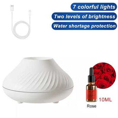 Ovlaživač zraka Difuzori Difuzor eteričnog ulja USB prijenosni ovlaživač zraka Vulkanski plamen Difuzor arome Lampa eteričnog ulja Spavaća soba