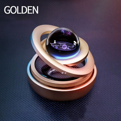 Saulės magnetinės levitacijos sukimosi automobilio aromaterapijos ornamentas namų dekoras Planet Star oro gaiviklis auto kvepalų dekoravimo dovana