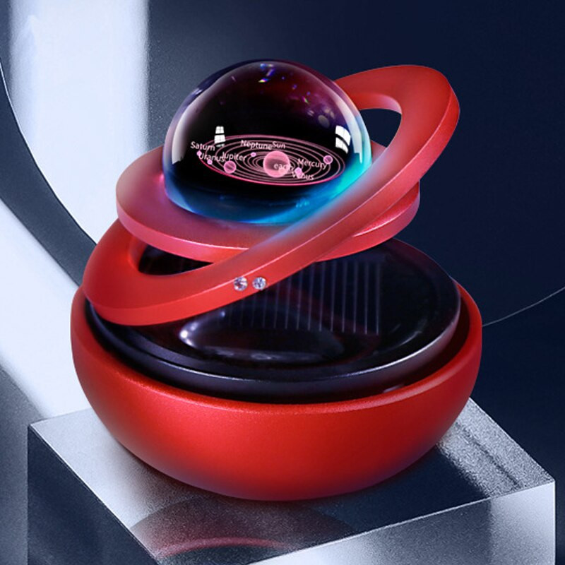 Saulės magnetinės levitacijos sukimosi automobilio aromaterapijos ornamentas namų dekoras Planet Star oro gaiviklis auto kvepalų dekoravimo dovana