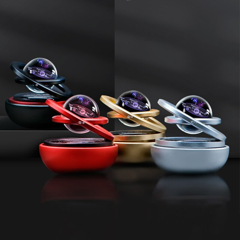 Saulės magnetinės levitacijos sukimosi automobilio aromaterapijos ornamentas namų dekoras Planet Star oro gaiviklis auto kvepalų dekoravimo dovana