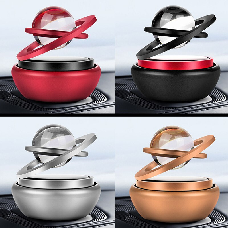Saulės magnetinės levitacijos sukimosi automobilio aromaterapijos ornamentas namų dekoras Planet Star oro gaiviklis auto kvepalų dekoravimo dovana
