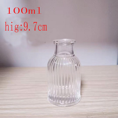 50 ml és 100 ml üres szuper fehér üveg anyag madárkalitka alakú üveg diffúzor palack és aromaterápiás palackok