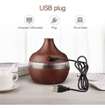 Electric Air Humidifier Essential Aroma Oil Diffuser LED Aroma Aromatherapy Humidifier Air Purifier 7 Led Color Humidificador