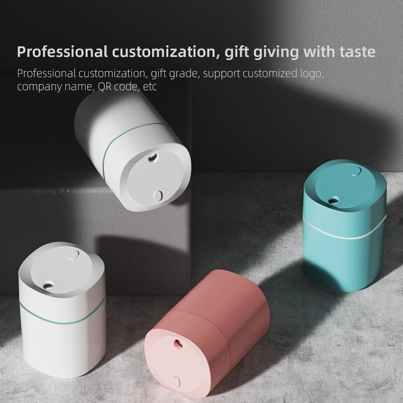 1 db aromaterápiás párásító autós új K5 mini asztali USB otthoni üzleti aranyos kisállat némító ajándék párásító kollégiumi szoba Essentials levegő