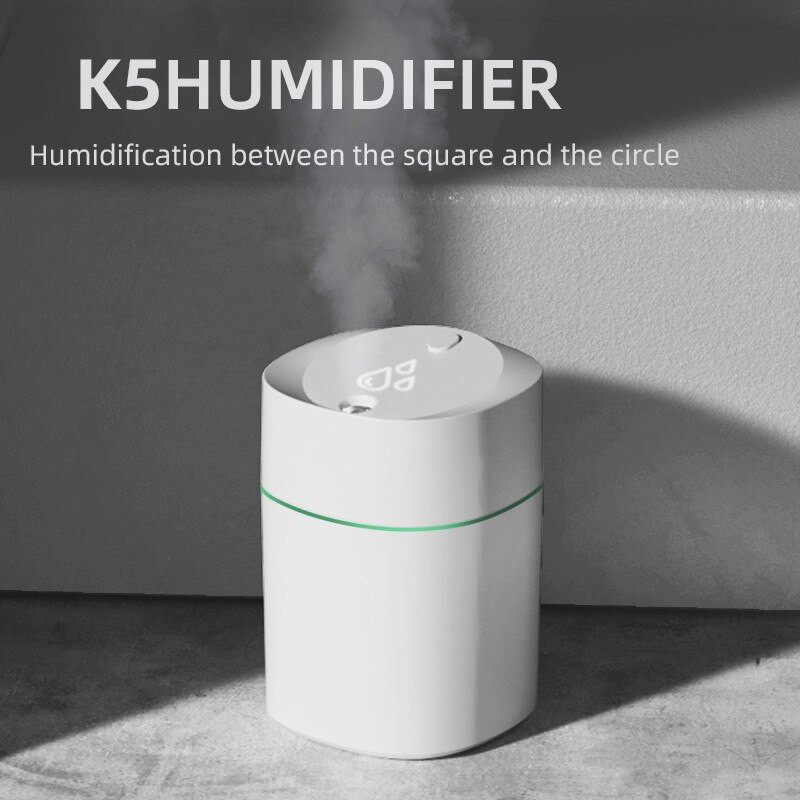 1 db aromaterápiás párásító autós új K5 mini asztali USB otthoni üzleti aranyos kisállat némító ajándék párásító kollégiumi szoba Essentials levegő