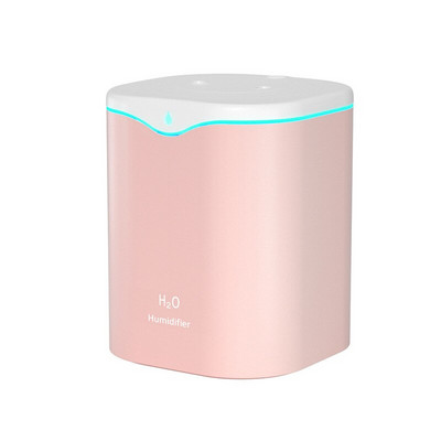 2000 ml elektromos párásító dupla fúvóka színes LED fény aroma olaj diffúzorral otthoni autós USB Cool Mist permetezőhöz
