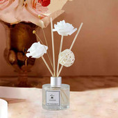 50 ml tűzmentes aromaterápiás illóolaj rattan nád dezodor, tisztító levegő diffúzor pálca Hálószoba WC dekoráció TSLM1
