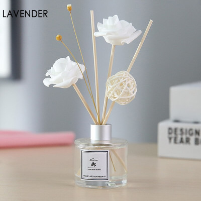 50 ml tűzmentes aromaterápiás illóolaj rattan nád dezodor, tisztító levegő diffúzor pálca Hálószoba WC dekoráció TSLM1