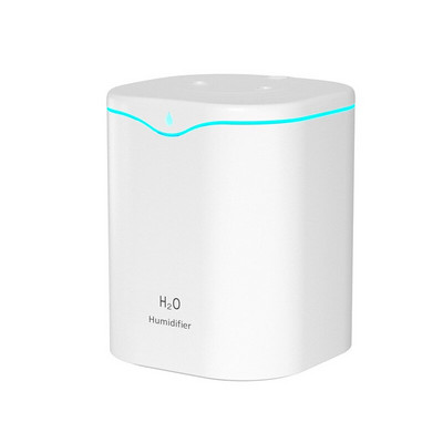 Hordozható 2000 ml-es dupla fúvókás autós légpárásító USB hordozható illóolaj diffúzor LED intelligens párásító otthonra