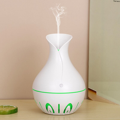 USB Air Humidifier Mini Ultrasonic Aroma Diffuser Wood Grain LED Night Light Electric Essential Oil Diffuser aromatherapy Home