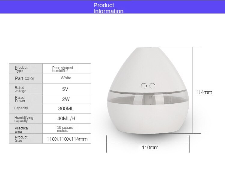 USB Air Humidifier Mini Ultrasonic Aroma Diffuser Wood Grain LED Night Light Electric Essential Oil Diffuser aromatherapy Home
