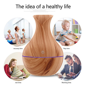 Εμφάνιση Usb Led Ultrasonic Aroma Humidifier Essential Oil Diffuser Exquisite Aroma Therapy Purifier Winter Moisturizing