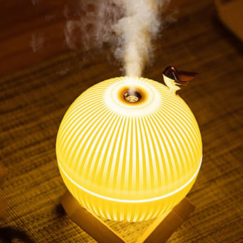 330ML Mini Air Humidifier Ultrasonic Essential Oil Diffuser Home Car USB Fogger Mist Maker with Night Lamp Αξεσουάρ σπιτιού