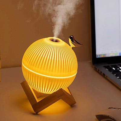 330ML Mini Air Humidifier Ultrasonic Essential Oil Diffuser Home Car USB Fogger Mist Maker with Night Lamp Αξεσουάρ σπιτιού