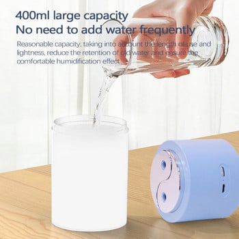 Oil Wireless Air Humidifier Rechargeable Double Spray Portable Car Humificador Purifier Diffuser Luminous Free Tool Aromatherapy