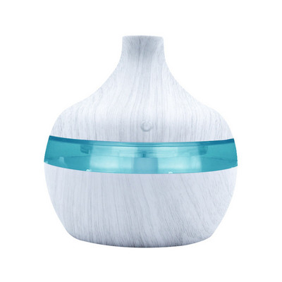 Elektromos párásító Essential Aroma Olaj Diffúzor Ultrahangos Faszemcsés Légpárásító USB ködkészítő Led Ködkészítő Light 300ml