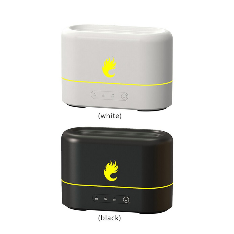 Flame Humidifier Essential Oil Diffuser Aroma Mist Maker Fogger for Home Essential Oil Humidifier Aroma Lamp for Oil