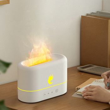 USB Simulation Flame Humidifier Μικρό φως νύχτας Έξυπνο απενεργοποίηση κρεβατοκάμαρας Διακόσμηση σαλονιού γραφείου Νέα προϊόντα