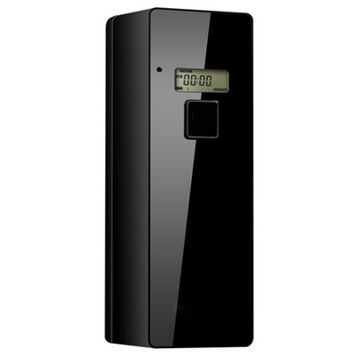 Dispenser automat de aerosoli LCD Dezinfector de casă pentru toaletă automată de lux Costum complet negru pentru cutii de 300 ml