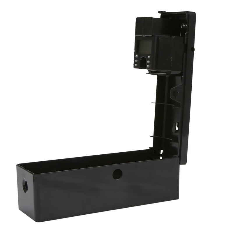 LCD Automatic Aerosol Dispenser Πολυτελές Auto Toilet Home Disinfector Ολόσωμο μαύρο κέλυφος κοστούμι για κουτιά 300 ml