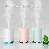 Hordozható Cool-mist járókerék párásító USB aroma diffúzor asztali légtisztító Mist Meker csendes párásító párátlanító