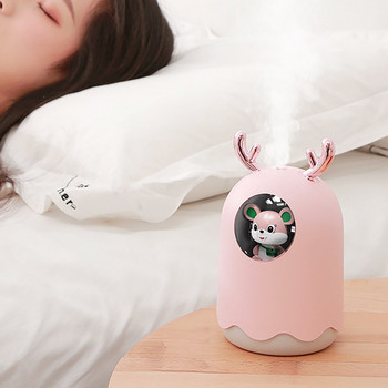 Antlers Air Humidifier Usb Essential Oil Diffuser Car Purifier Aroma Mist Maker For Car With Night Lamp Reed Diffuser