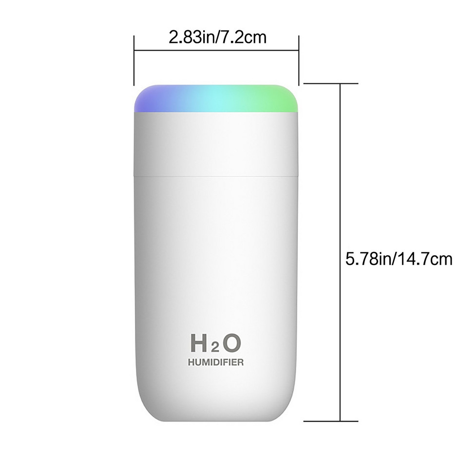 Umidificator de aer silențios Usb Lumină de noapte blândă Difuzor de aromă Set de difuzor de stuf cu pulverizare cu ultrasunete continuă/intermitentă