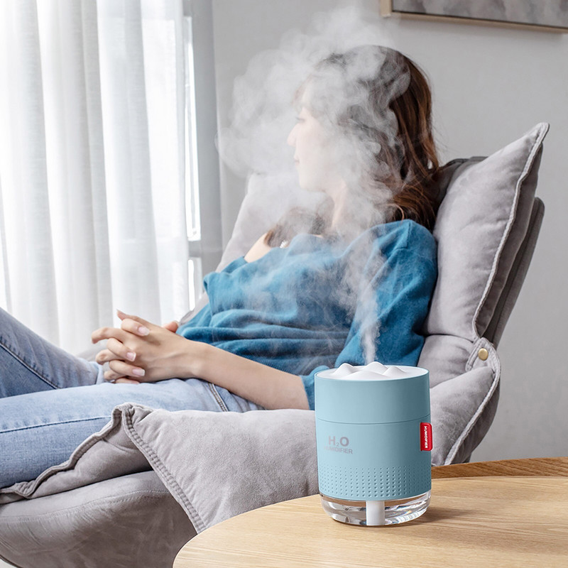 Nagy kapacitású Silent Mini Silent Légpárásító Otthoni Hőmérséklet-tartással, Aromafunkciós Háztartási Hidratáló Spray