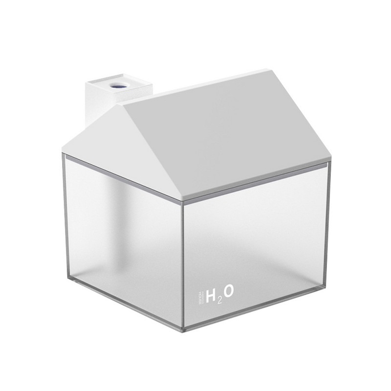 Ház típusú légpárásító mini aromaterápiás diffúzor párásítós hordozható permetező USB illóolaj porlasztó otthoni használatra