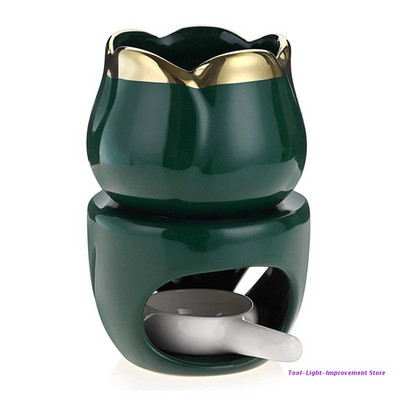 Keraamiline aroomipõleti vahahoidjaga Vahasoojendaja Keraamiline lõhnastatud hajuti eeterlike õlide vahaküünalde kodukaunistuste jaoks