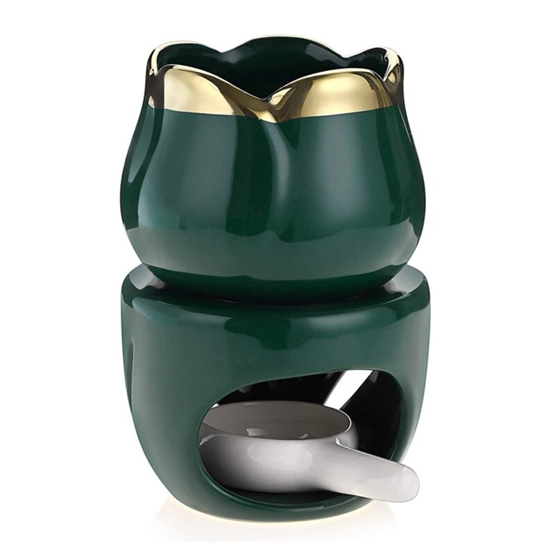 Keraamiline aroomipõleti vahahoidjaga Vahasoojendaja Keraamiline lõhnastatud hajuti eeterlike õlide vahaküünalde kodukaunistuste jaoks