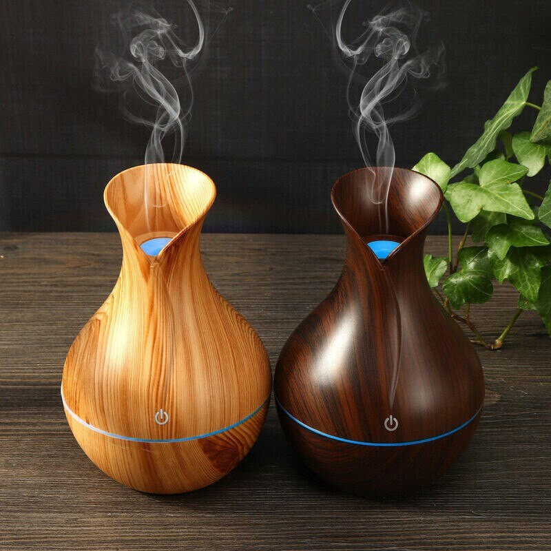 Creative Appearance USB LED Ultrasonic Aroma Humidifier Essential Oil Diffuser ABS PP Exquisite Aroma Therapy Purifier Home
