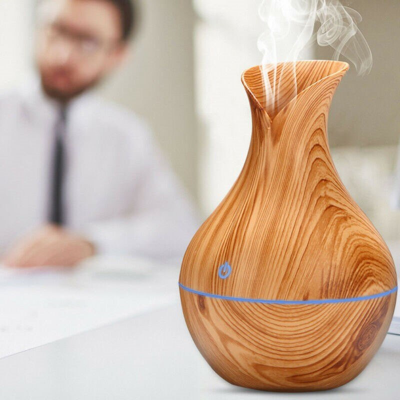 Creative Appearance USB LED Ultrasonic Aroma Humidifier Essential Oil Diffuser ABS PP Exquisite Aroma Therapy Purifier Home