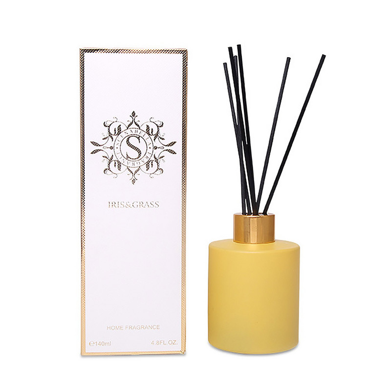 140 ml-es aromaterápiás illóolaj készlet levegőn szárított rattan party lakberendezési nád diffúzor pálca beltéri háztartási kiegészítők