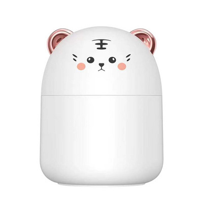 250 ml-es mini légpárásító aranyos aroma diffúzor éjszakai fénnyel Cool Mist készítő otthoni hálószobához, asztali irodai légfrissítőhöz