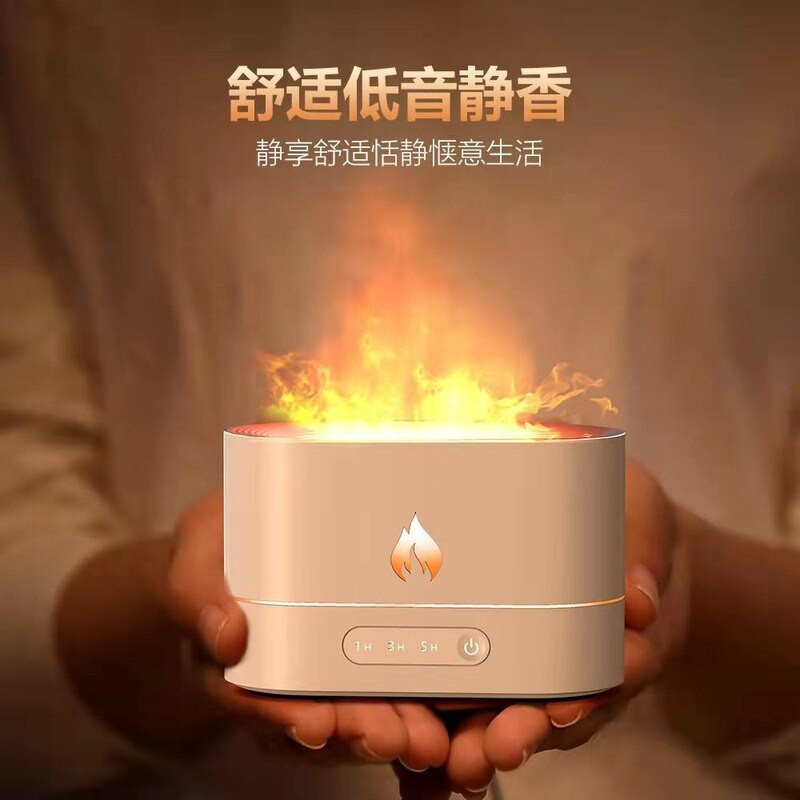 2022 légpárásító USB illóolaj diffúzor láng aroma diffúzorokkal ultrahangos otthoni irodai illat nyugtató alvást atomizál
