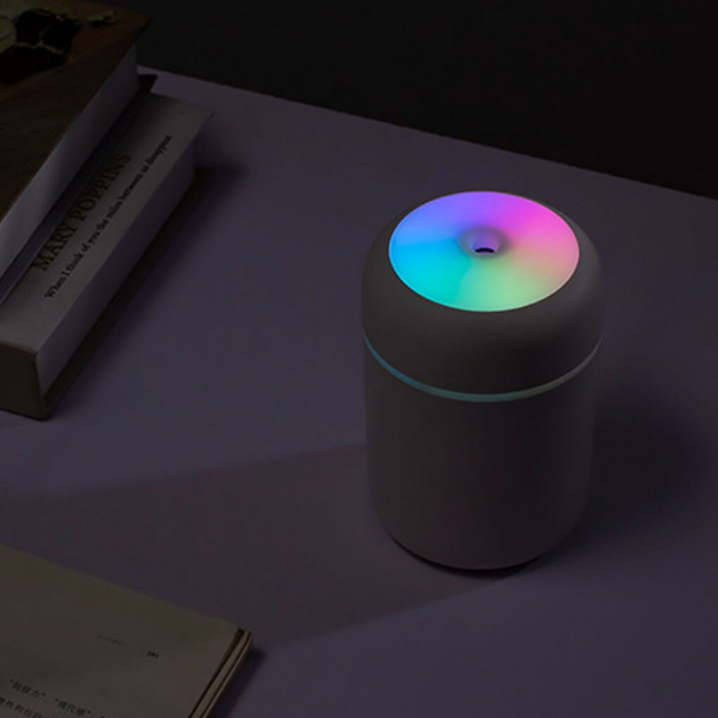 300ml Φορητός υγραντήρας USB Ultrasonic Dazzle Cup Aroma Diffuser Cool Mist Maker Υγραντήρας αέρα με ρομαντικό φως