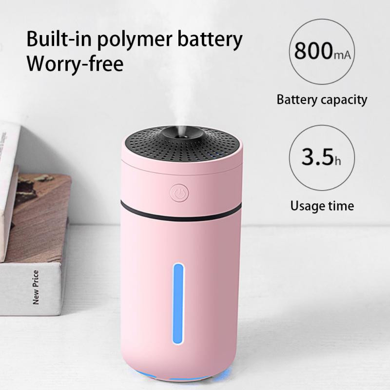 Marquee Colorful Cup párásító újratölthető autós aroma diffúzor USB hordozható kis külső háztartási párásító