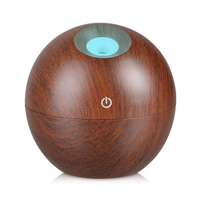 USB Humidifier Aroma Electric Aroma Diffuser Mist Wood Grain Oil Aromatherapy Mini Have Night Light for Car Home Office