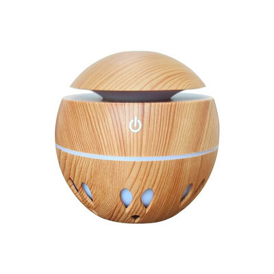 USB Humidifier Aroma Electric Aroma Diffuser Mist Wood Grain Oil Aromatherapy Mini Have Night Light for Car Home Office