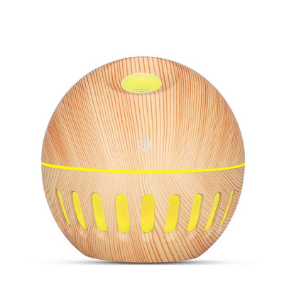 USB Electric Aroma Air Diffuser Essential Air Humidifier Ultrasonic Aromatherapy Wood Grain Humidifier Mini Mist Maker Light LED