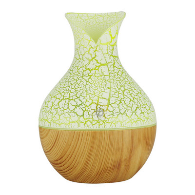 USB Electric Aroma Air Diffuser Essential Air Humidifier Ultrasonic Aromatherapy Wood Grain Humidifier Mini Mist Maker Light LED