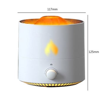 USB Flame Jellyfish Аромат Етерично масло Дифузор Овлажнител Ултразвуков уред за създаване на мъгла Ароматерапия Humidificador Дифузери Аромат