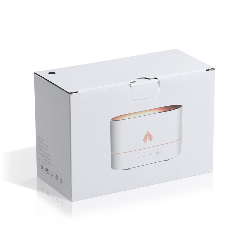 Difuzor Umidificator Aromă Aer Ulei Mini Flacără Aromaterapie Esențială Ceață Portabilă Led Decorativ Mică Lumină Birou Auto Silențioasă