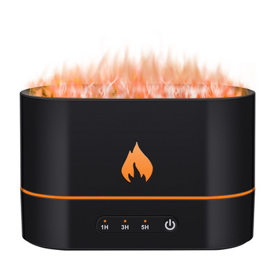 Difuzor Umidificator Aromă Aer Ulei Mini Flacără Aromaterapie Esențială Ceață Portabilă Led Decorativ Mică Lumină Birou Auto Silențioasă