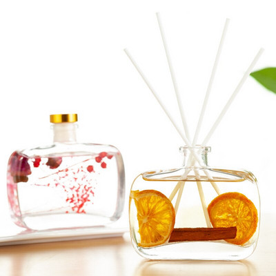 Y 100ml Reed Diffuser Sets Homestay Hotel Bathroom Dried Flower Rattan Aromatherapy Glass Diffuser Freshener Dorm Room Essential